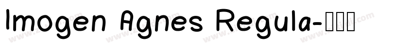 Imogen Agnes Regula字体转换